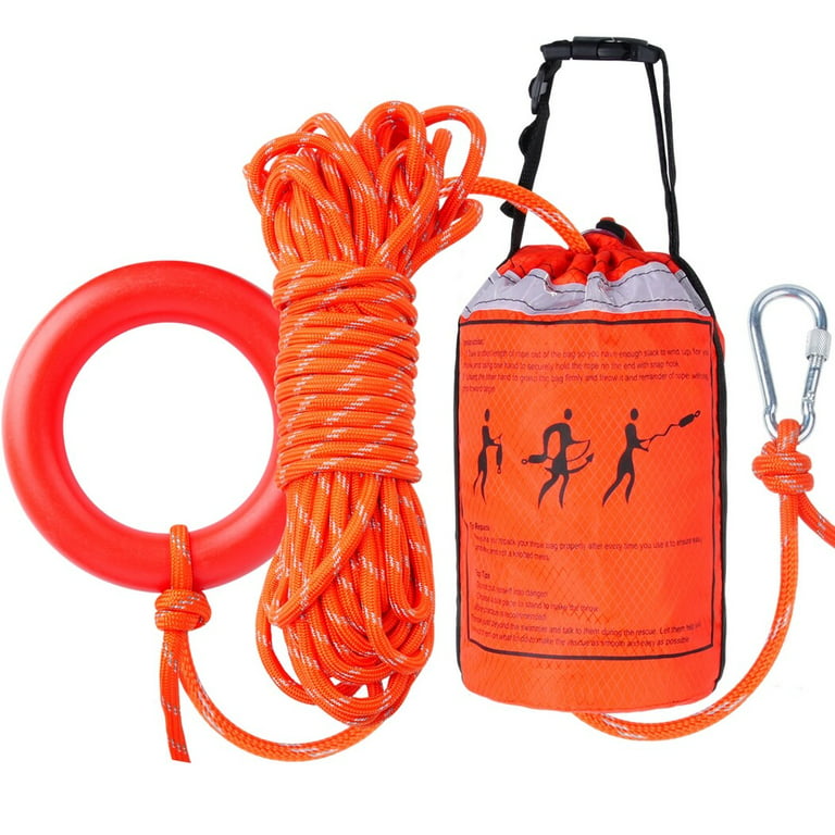 Water Rescue Throw Bag with 70 Feet of Rope, First Aid Device for Kayaking  and Rafting, Safety Equipment for Raft and Boat