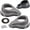 carbon fiber look, variant on 2 count Speaker&Tweeter Boxes for 6.5" Speakers for UTV ATV RV Boat Trunk Golf Cart Marine, Speaker Enclosures Pods Mount Spacer Rear Deck Kick Panel Box (Transparent)