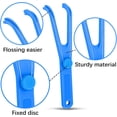 thumbnail image 3 of DMZK 10Pcs Dental Floss Holder, Y Shape Plastic Dental Floss Rack Reusable Floss Pick Holder for Oral Clearing, Teeth Cleaning Care Tool, 3 of 7