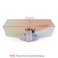thumbnail image 2 of Universal Adjustable Windshield Screen Extension Deflector For Honda Yamaha White&Iridium, 2 of 6