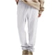 thumbnail image 1 of Pantalones largos para hombre, de color liso, con bolsillo y cordón, informales, juveniles, versátiles, deportivos, de gran tamaño., 1 of 7