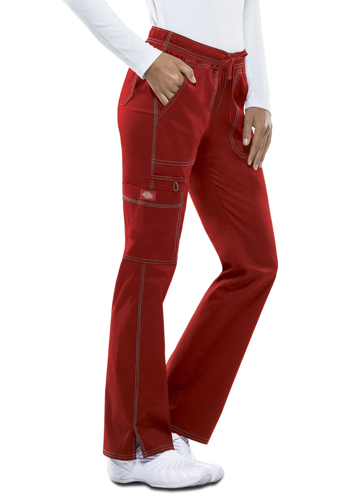 red dickies pants womens