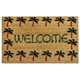 thumbnail image 1 of Home & amp; More 12040 Palm Tree Border Bienvenue - Tapis de Dos en Vinyle - 18 X 30 Pouces, 1 of 1