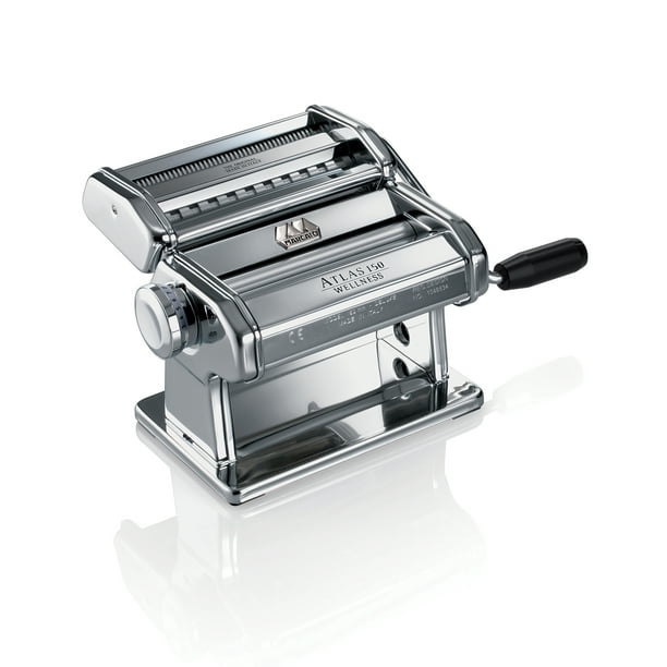 Marcato Atlas 150 Pasta Made in Italy, Pasta Cutter, Hand Crank, and Instructions - Walmart.com