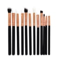 thumbnail image 2 of Xihbxyly Juego de 12 Brochas de Maquillaje para Rostro, Sombra de Ojos, Delineador y Rubor., 2 of 5