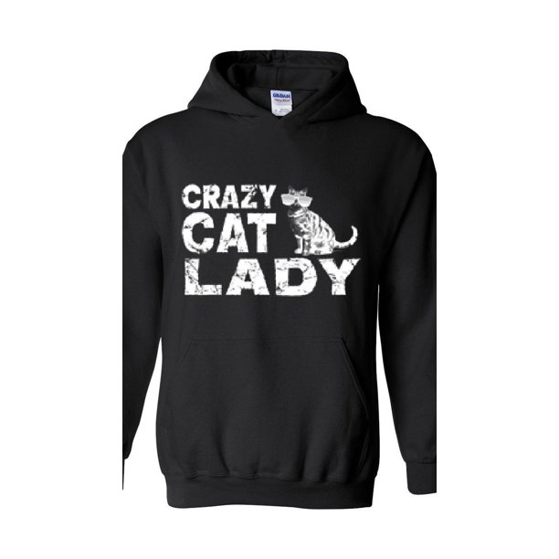 Mom's Favorite Unisex Crazy Cat Lady Hoodie Sweatshirt