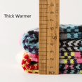 thumbnail image 5 of YAZI  5Pack Womens Vintage Winter Soft Warm Thick Cold Knit Wool Crew Socks, Multicolor, free size, 5 of 14