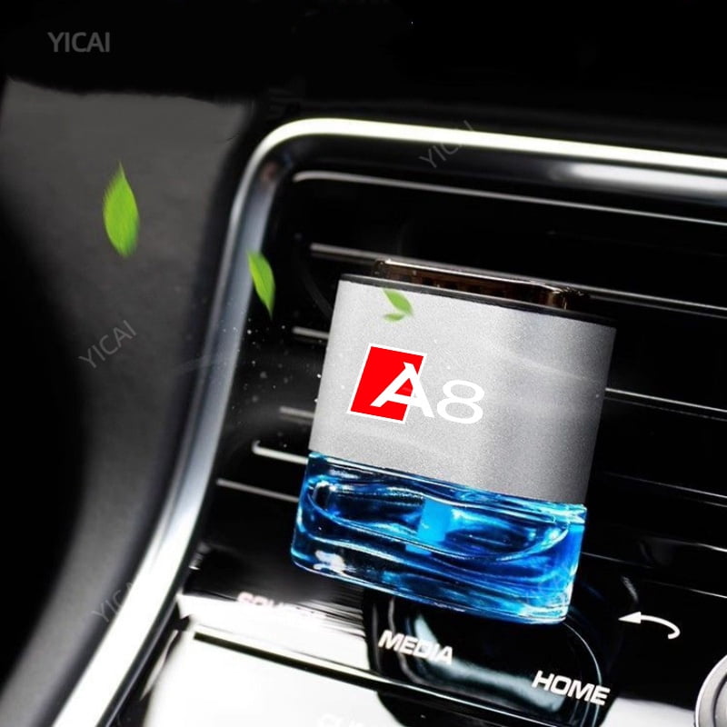 For Audi A8 Car Mounted Air Outlet Perfume Aluminum Alloy Air Freshener Gulong Floral Liquid Fragrance