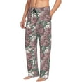 thumbnail image 2 of Xecao Rose Flowers Men's Straight Lounge Pajama Pants: The Ultimate in Comfortable Sleepwear, 2 of 9