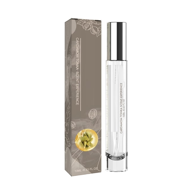 Summer Clearance Cardamomo Y Tonka, Eau Toilette Con Aroma A Cardamomo Y Tonka, Perfume Práctico, Frasco De Vidrio De Alta Calidad, 10 Ml