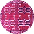 thumbnail image 1 of Ahgly Company Indoor Round Persian Pink Traditional Area Rugs, 5' Round, 1 of 4