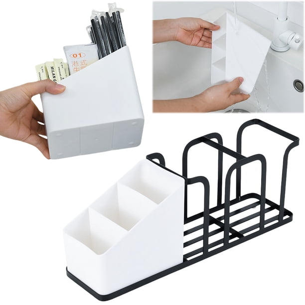 Condimento Rack Té Condimentos Accesorios Soportista Multifunción Espacio Ahorrado para La Sala Descanso Oficina