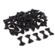thumbnail image 1 of 50 lazos de satén de 3,7 × 2 cm, mini lazos de cinta de satén para decoración de álbumes de recortes 12 黑色, 1 of 7