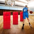 thumbnail image 4 of Yes4All Red Pop Up Defender, 3-Pack Basketball Youth Training Equipment, Portable Football Soccer Basketball Drill Defender, 4 of 6