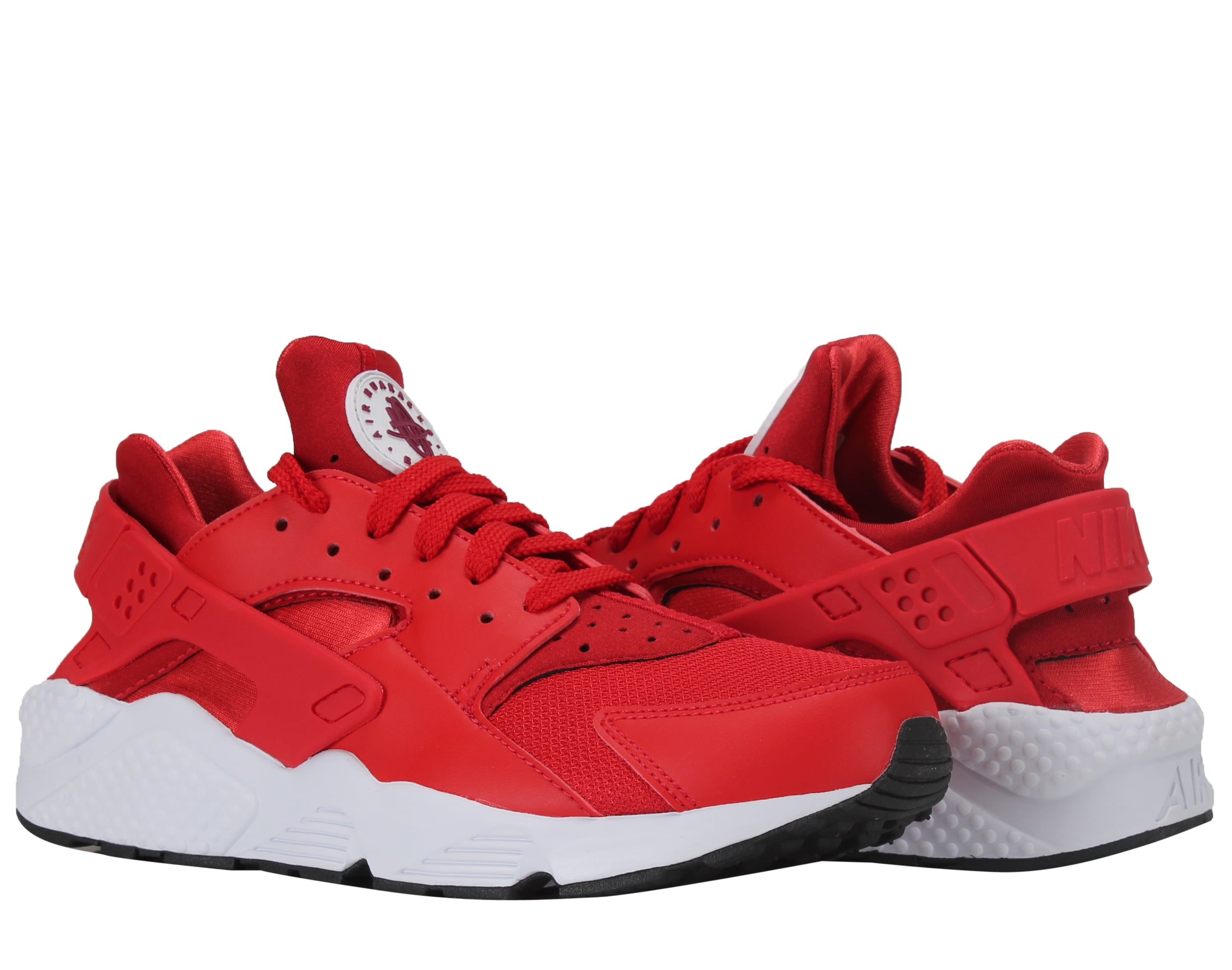 nike huarache mens red and white