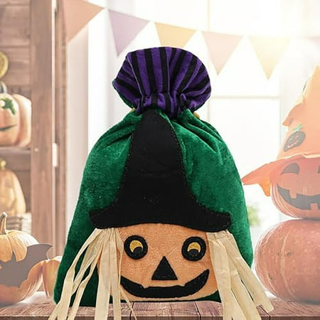 

Halloween Velvet Candy Bags Child Friendly Trick Or Holders Elegant Ghostly Party Most Purchased In The Fall Halloween Room Decoration Fall Park Decoration