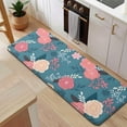 thumbnail image 5 of Pioneer Flower Floral Print Pattern Kitchen Rug Mat,Kitchen Runner Rugs Non Skid Washable,Decorative Kitchen Floor Mats for Kitchen,Sink,Laundry,17"x47.2", 5 of 7