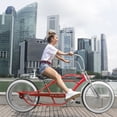 thumbnail image 4 of Tracer Beacon Pro 26'' Women Men Beach Cruiser Bike,Red,Single Speed,26 inch Wheel Size for Men,Coaster Brake,Fat Tires Bicycle, 4 of 7