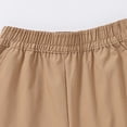 thumbnail image 7 of CQONEPT Girls Cargo Pants Straight Leg Joggers Sweatpants Casual Comfy Outdoor Sports Trousers with Multi Pockets Khaki 9-10Years, 7 of 7