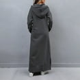 thumbnail image 6 of Women's Plush Oversized Hooded Sweatshirt, Long Sleeve Casual Pullover with Pocket, Soft Warm Fleece Loungewear for Winter Daily Wear, Street Style, Dating, and Homecoming Events Dark Gray XXXL, 6 of 6
