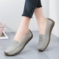 thumbnail image 2 of Sngxgn Women's Shoes Comfy Fashion Slip on Work Flats Casual Walking Shoes(Grey,37), 2 of 6
