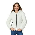 thumbnail image 4 of Free Country Women's Hooded Cirrus Quilted Reversible Jacket Black XS, 4 of 6