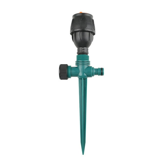 Garden Sprinklers Ground Insert 4 Points Medium Distance Sprinkler 360 Degree Automatic Rotating Sprinkler