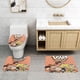 thumbnail image 2 of The Loud House Juego de 3 alfombras de baño de coral fleece: tapete de baño + alfombra de inodoro en forma de U + funda de tapa de inodoro en forma de O, 2 of 6