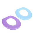 thumbnail image 2 of 2 Pcs Toilet Bowl Seat Toilet Seat Pad Bathroom Toilet Cushion Toilet Cover Toilet Warm Toilet Pads, 2 of 3