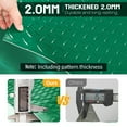 thumbnail image 7 of TUFFIOM 7.5 x 17 FT Garage Floor Mat, Thickened Diamond Plate PVC Garage Flooring Roll for Under Car Parking Protect, Floor Mats for Garage, RV Trailer Flooring, Water/Stain Resistant, 7 of 7