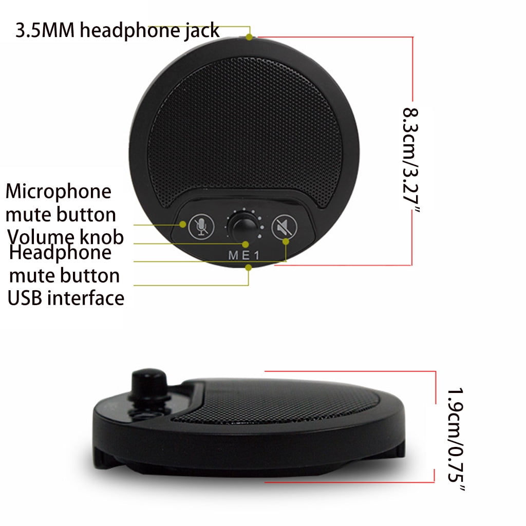 BQBQERT Microphone for Birthday Party Mic for Multi-person Video Conference Online Class Home Party Mic Kits