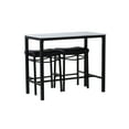 thumbnail image 4 of Linon Betty 3PC Faux Marble Pub Set, 4 of 6