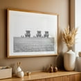 thumbnail image 5 of 21 & 18 B&W - Los Angeles California Photography Beach Black and White Minimalist Coastal Beach House Ocean Minimalist Landscape Unframed Wall Art Print 20 x 28 inches, 5 of 7