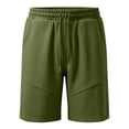 thumbnail image 6 of Men's Bermuda Shorts Workout Shorts Fitness Running Outdoor Casual Athletic Jogging Knee Length Pants with Pockets, 6 of 7