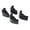 Black, variant on JSP Black Boat Marine Cooler Mounting Kit for Yeti Igloo Engle Coleman (SET OF 4)