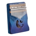 thumbnail image 2 of Instrumento musical Kalimba portátil de madera Mini Kalimba de 17 teclas para amantes de la música, 2 of 8
