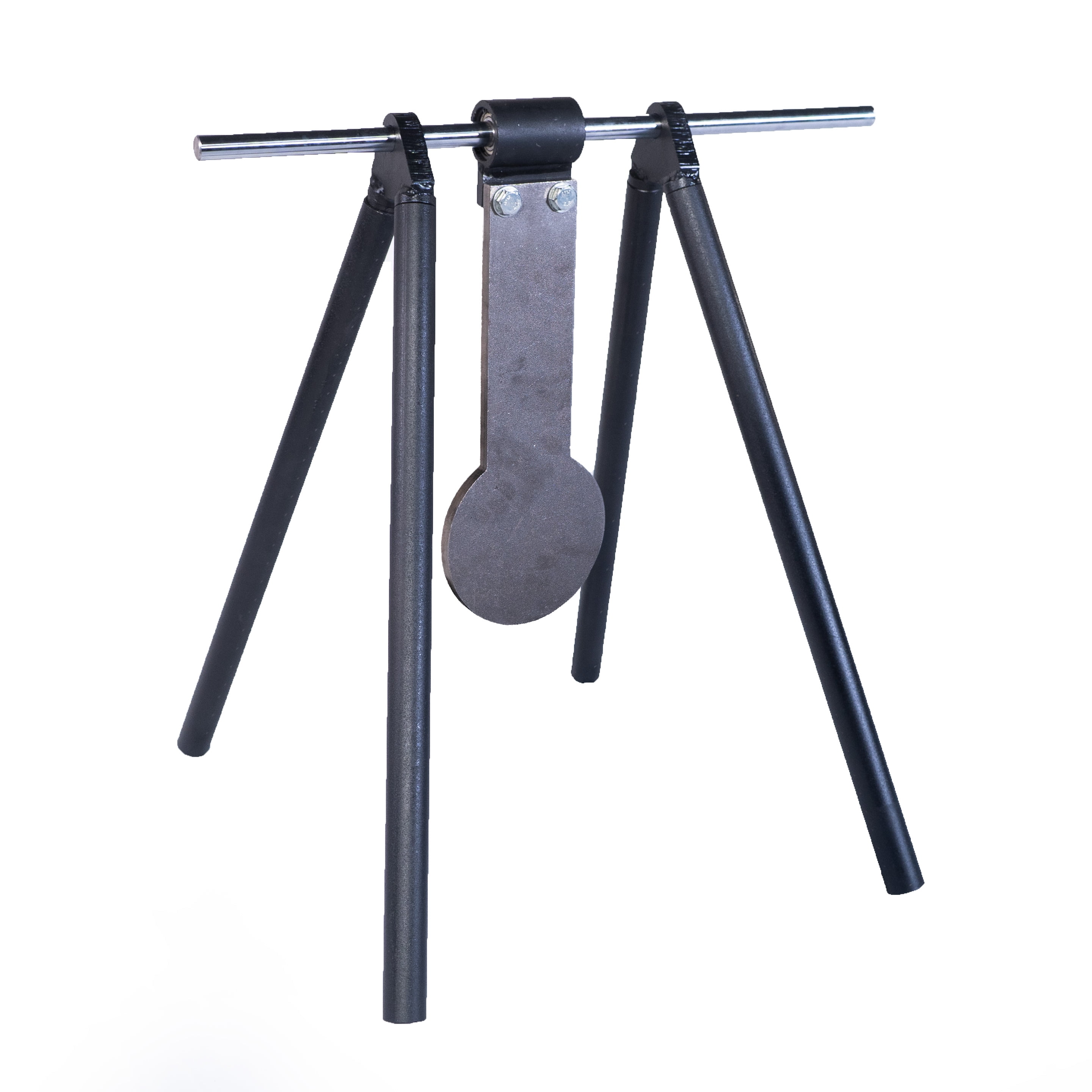 New Steel Gong Target Stand and  W/ 6 Inch 3/8 AR500 Gong Collapsible 