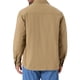 thumbnail image 3 of INSPIRAR CHIC Camisas de trabajo informales para hombres de manga larga con botones, bolsillos, para pesca y senderismo, talla XL, color caqui, 3 of 6