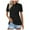 Black, variant on 2025 Womens Golf Polo Shirts Collar Short Sleeve T Shirt Lightweight Moisture Wicking Polo Casual 3 Buttons Outfits Blue, L