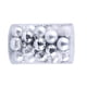 thumbnail image 3 of Advancent 34 Uds bola de Navidad árbol de Navidad colgante bola de adorno de plástico hogar Oficina Navidad boda vacaciones decoración Kits de decoración para fiestas plata Advancent HA8971-05B, 3 of 6