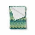 thumbnail image 2 of Abstract Soft Flannel Fleece Blanket, Half Circles and Spiral Lines Ocean Waves Inspired Simplistic Pastel Color Design, Cozy Plush for Indoor and Outdoor Use, 50" x 60", Multicolor, by Ambesonne, 2 of 6