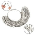 thumbnail image 3 of Uxcell Finger Ring Sizer Gauge Set Circle Models EU 41-76 Zinc Alloy, 3 of 5