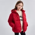 thumbnail image 3 of Winter Coats Medium Length Lightweight Puffer Jacket for Little Boys Girls, Kids Light Outwear Puffer Padded Outwear Szie 4-11T, 3 of 5