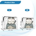 thumbnail image 4 of FORMRS 13"-13.3" Laptop Sleeve Protective Case Soft Carrying Quilted Computer Bag Cover, Beige Cute Cat, 4 of 7