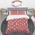 thumbnail image 2 of Designart 'Retro Abstract Pattern Design IV' Mid-Century Modern Duvet Cover Set, 2 of 4