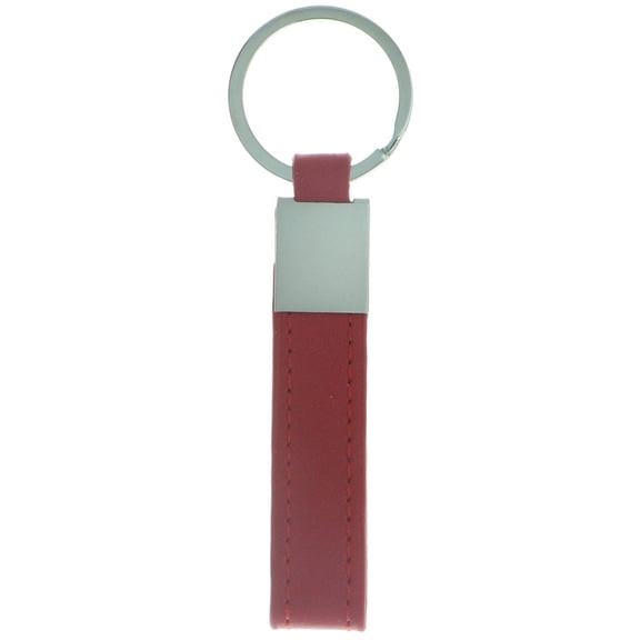 Mi Amore Split-Ring-Keychain Red/Silver-Tone