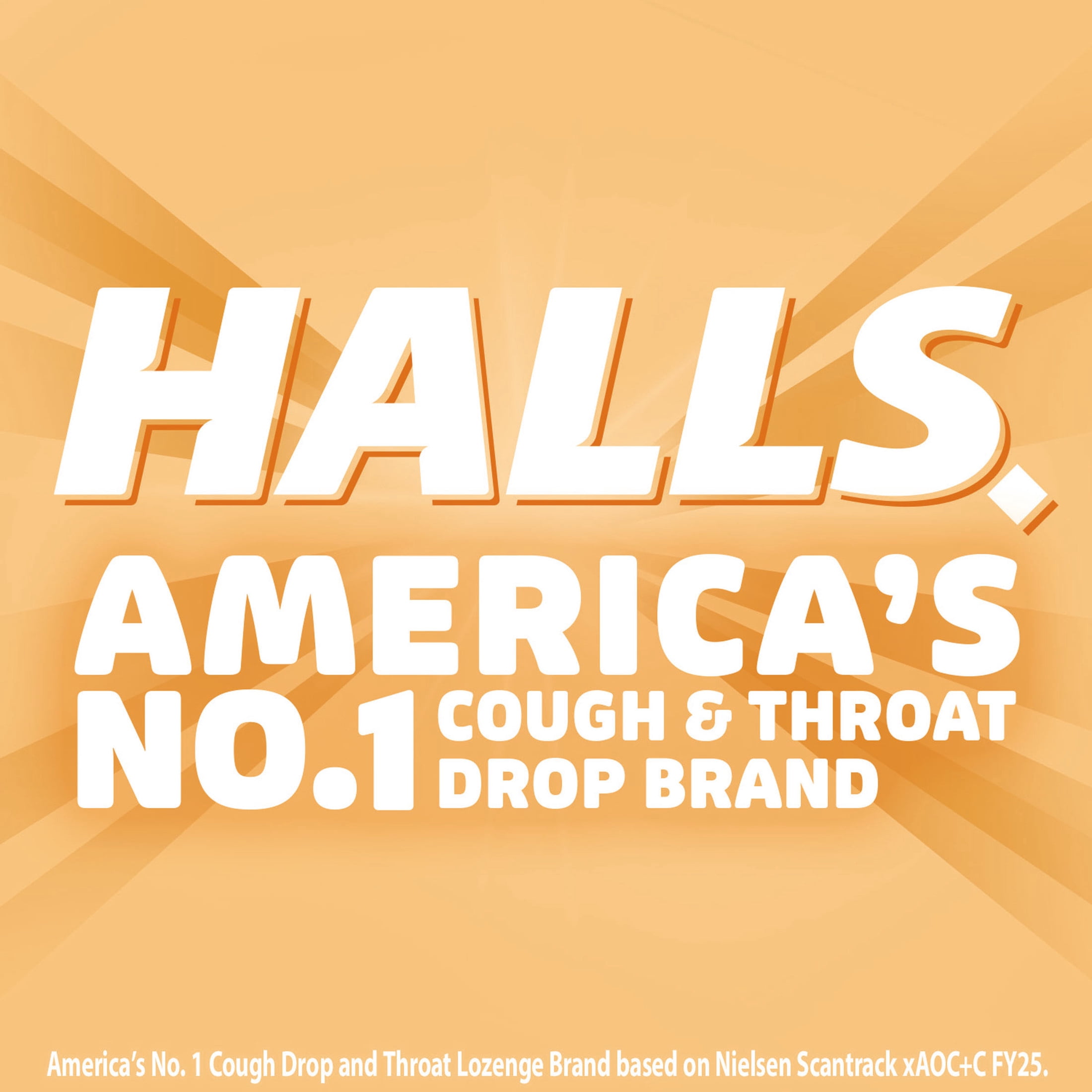 (2 pack) HALLS Throat Relief Honey Vanilla Cough Drops, FSA/HSA Eligible, 30 Drops