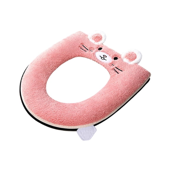 xaoyunyn Waterproof Toilet Seat Cushion with Thick Padding Soft,Washable,All Season Comfort for Maximum Warmth and Cushioning