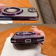 thumbnail image 6 of for iPhone 16e 6.1" 2025 Magnetic Kickstand Case, Compatible with Magsafe Bling Glitter Diamonds Rhinestone Ring Holder Camera Lens Protector Girls Woman Cute Cover for iPhone 16e, Purple, 6 of 6