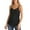 z-250715-1-Black, variant on SNKSDGM Female White Tank Top Women Plus Size Spaghetti Strap Tank Top with Built in Bra Women Splice Vest Tops Blouse Underwear Sleeveless Tank Solid Lace Tops Strap Women's Tanks & Xxxl